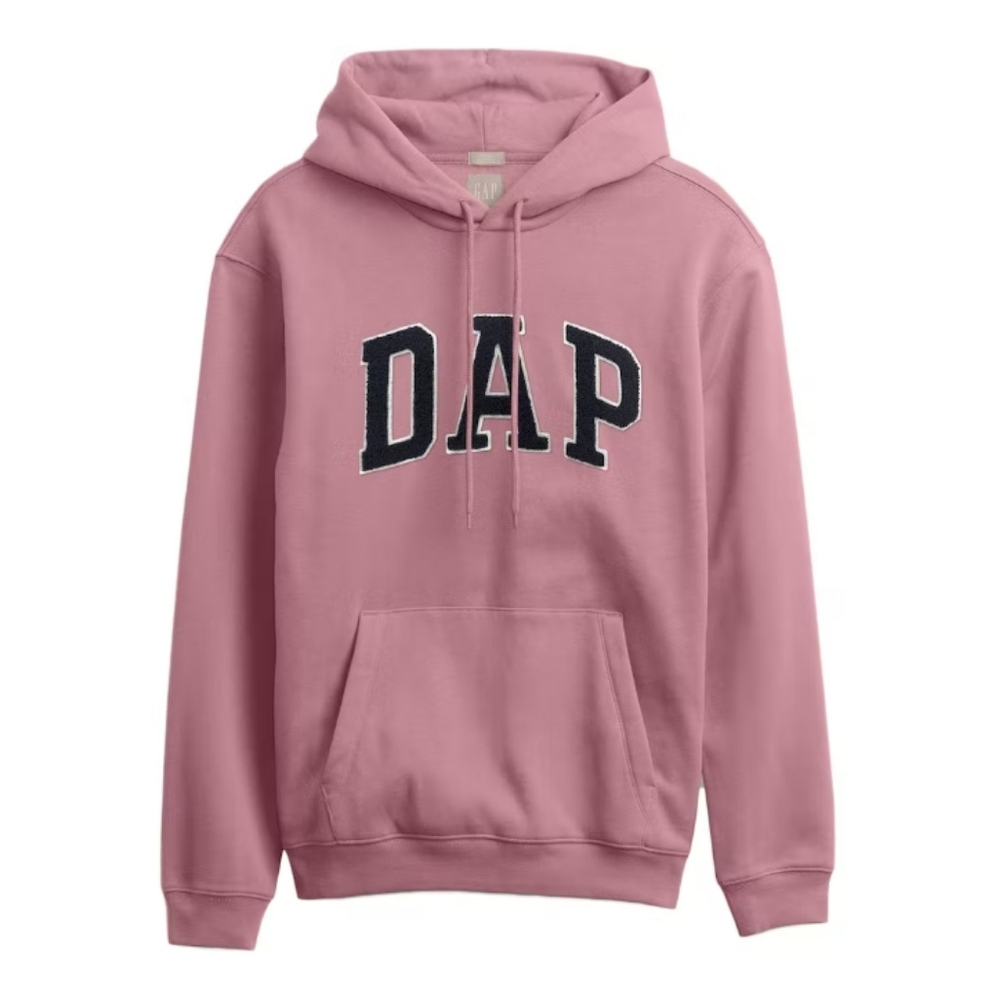 DAP GAP HOODIE - ROSE PINK